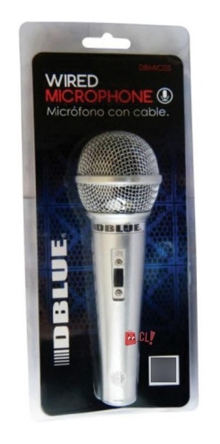 MICRÓFONO DBLUE UNI-DIRECCIONAL CON CABLE DE 1.8MTS - PS - 2