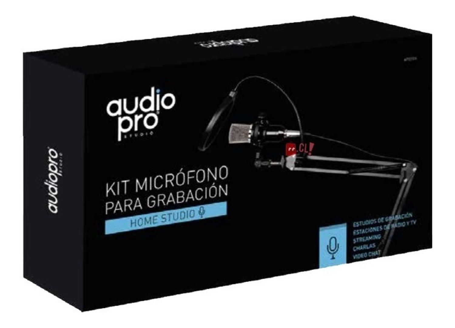 KIT AUDIO PRO MICRÓFONO + CONDENSADOR + ATRIL GRABACIÓN PS - 2