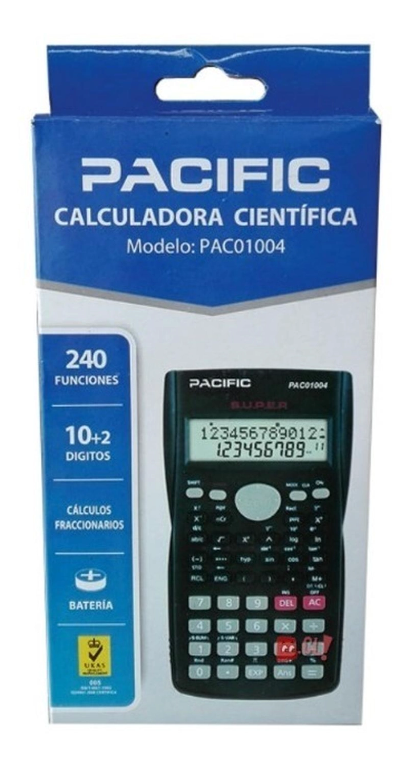 CALCULADORA PACIFIC CIENTÍFICA 240 FUNCIONES 12 DÍGITOS PS - 2