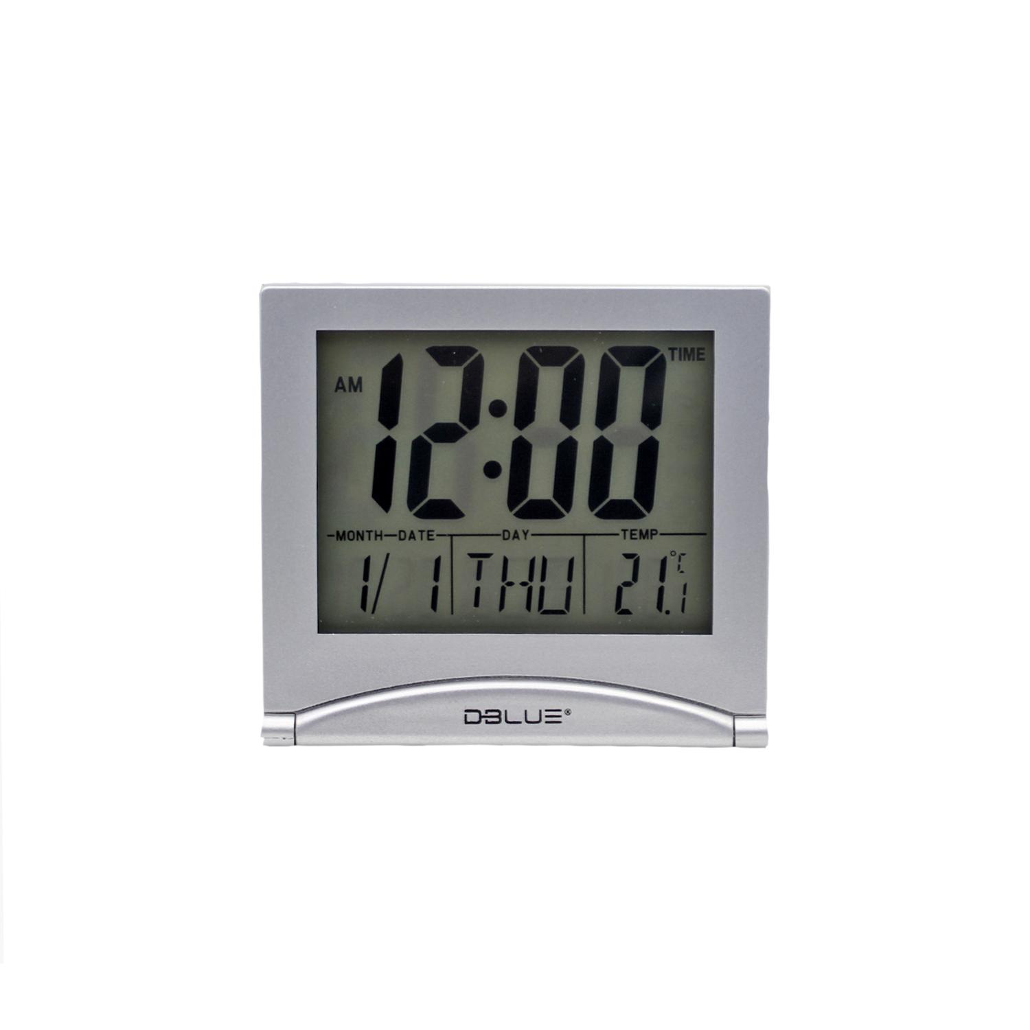 RELOJ DIGITAL DE ESCRITORIO CON TEMPERATURA Y ALARMA - PS - 1
