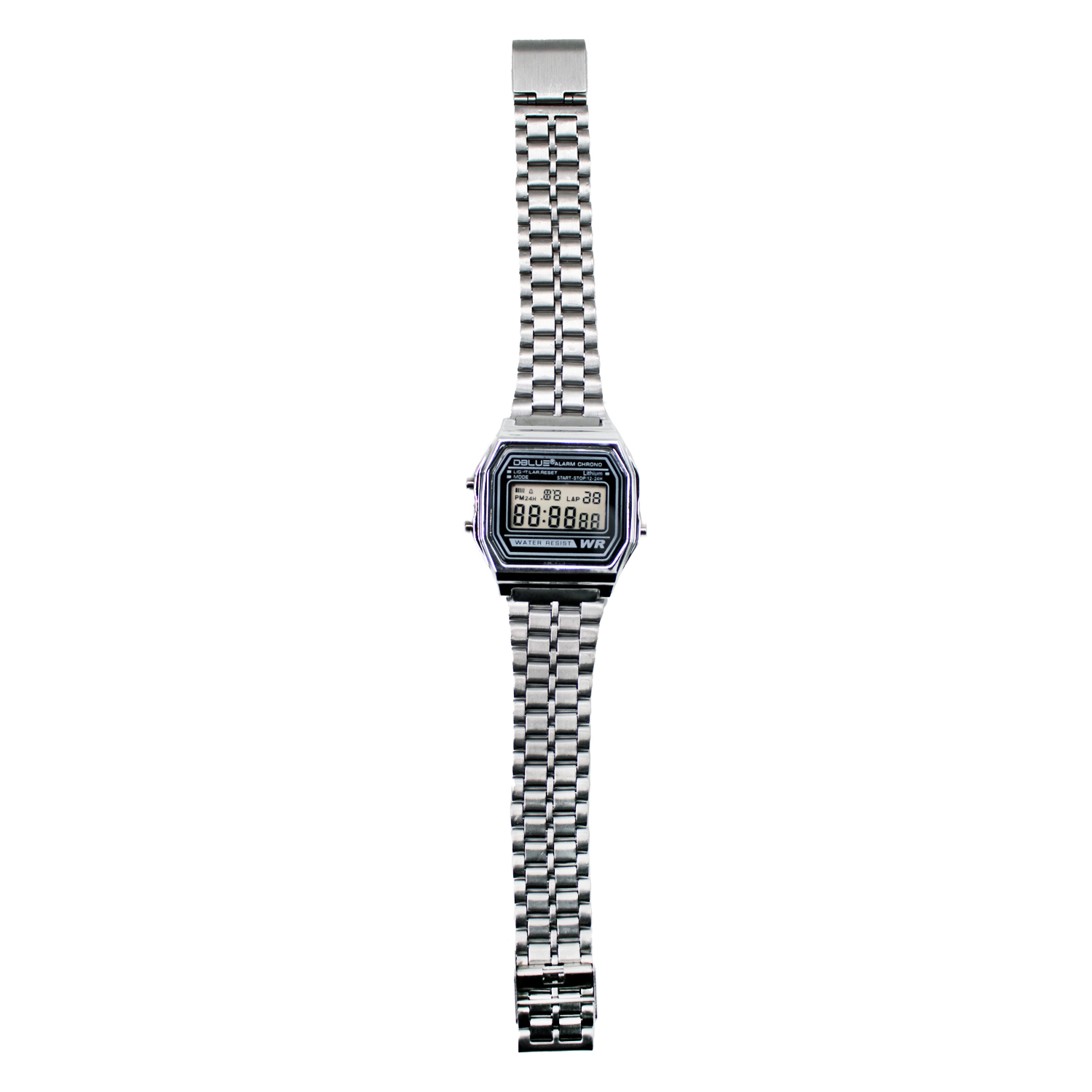 RELOJ DBLUE UNISEX DIGITAL PULSERA CLASICO CON CORREA METALICA PS - 1