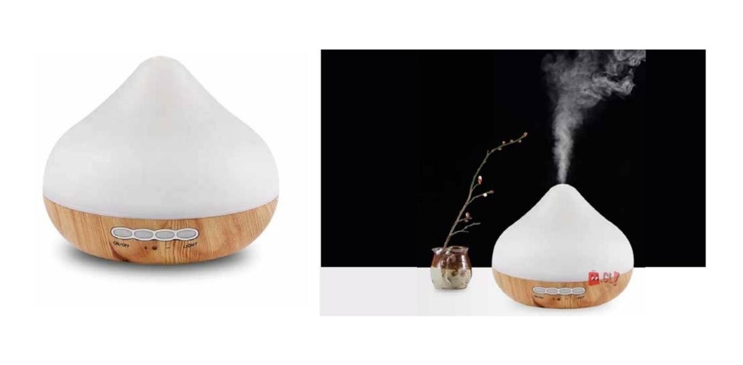HUMIDIFICADOR DIFUSOR DE AROMA TERAPIA DISEÑO MADERA - PS - 2