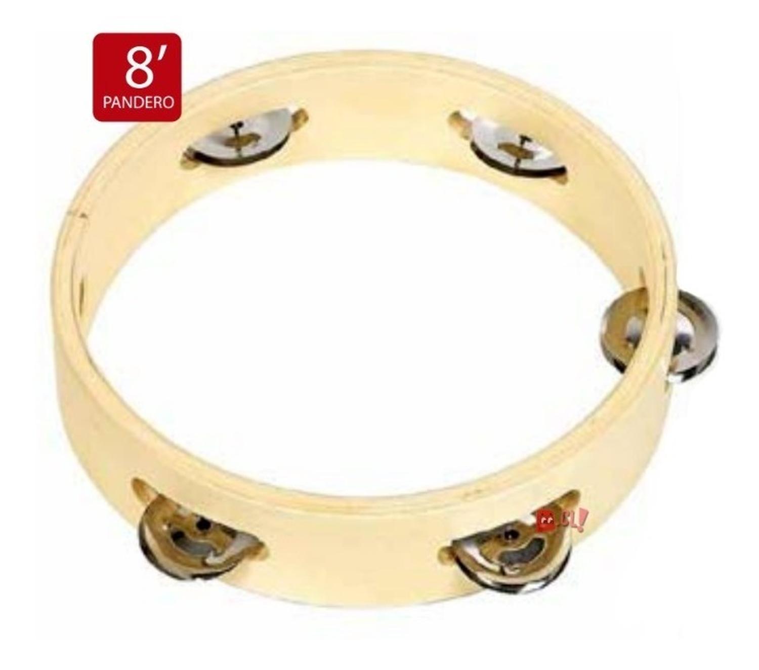 PANDERO PUNTOSTORE 8 PULGADAS CON 5 SONAJAS PS - 2