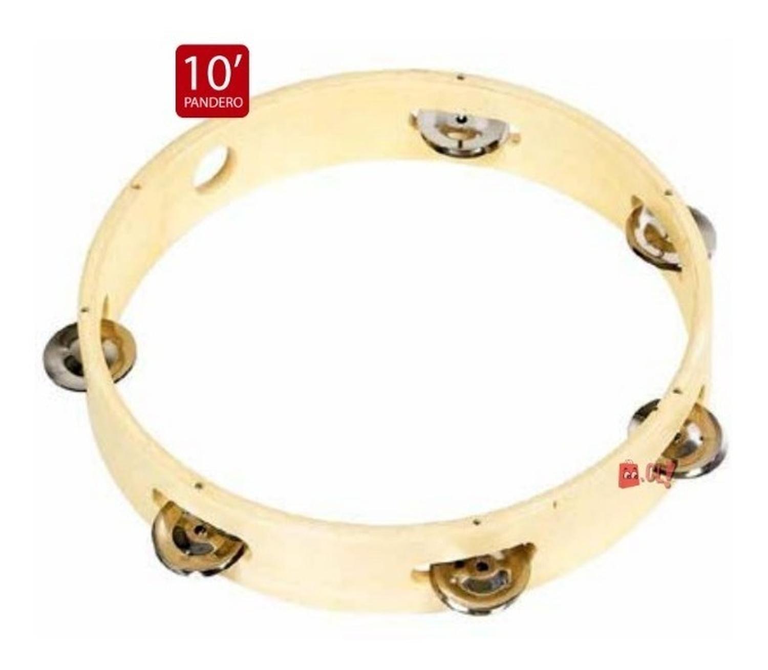 PANDERO PUNTOSTORE 10 PULGADAS CON 6 SONAJAS PS - 2