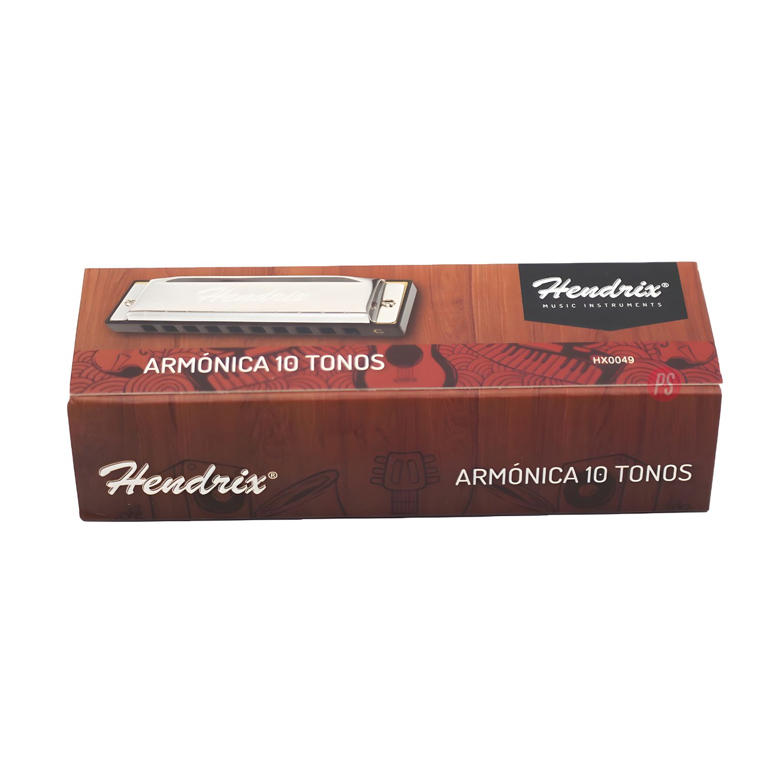 ARMÓNICA HENDRIX 4 PULGADAS CON 10 TONOS PS - 4