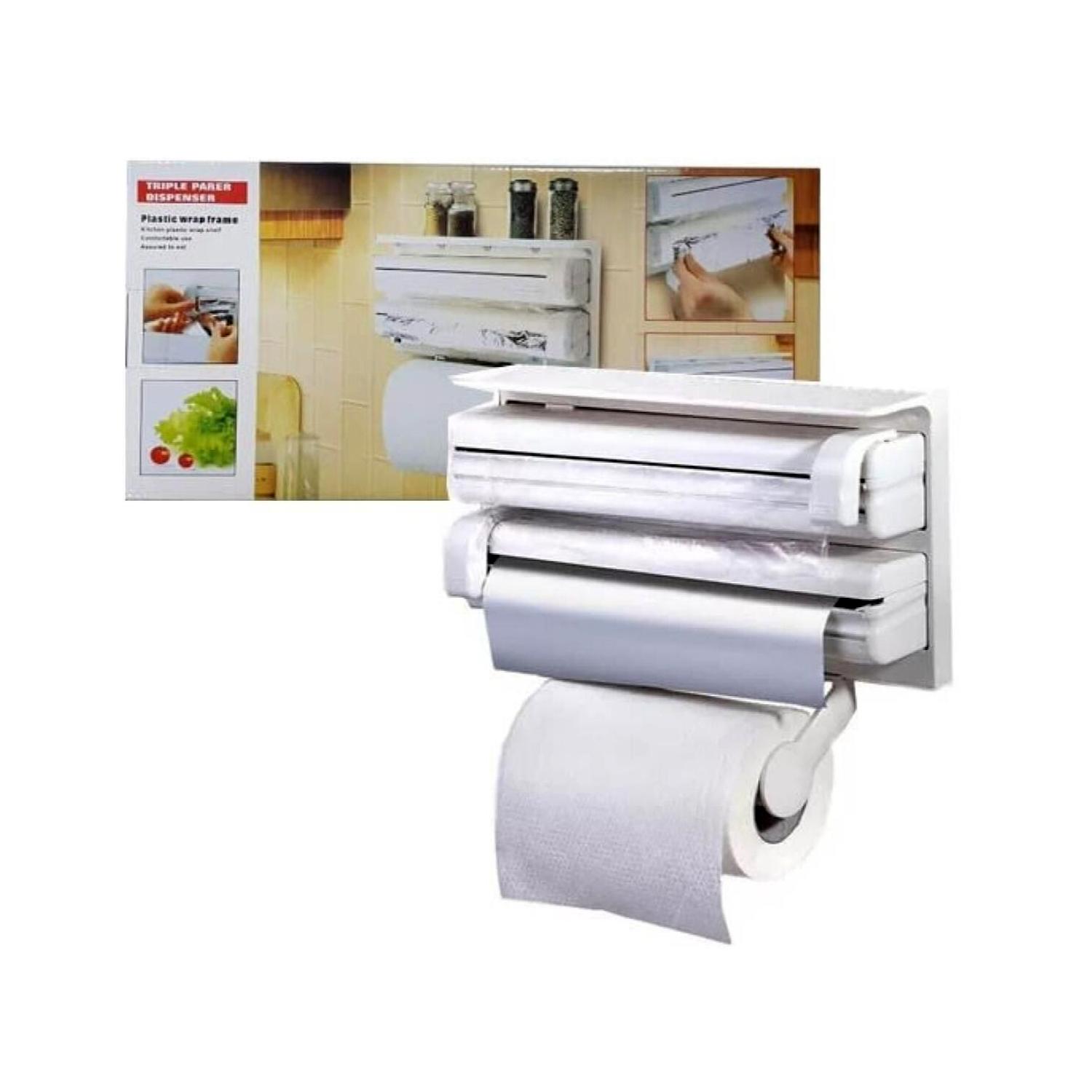 DISPENSADOR PUNTOSTORE PAPEL TRIPLE COCINA FILM ALUSA PS - 2