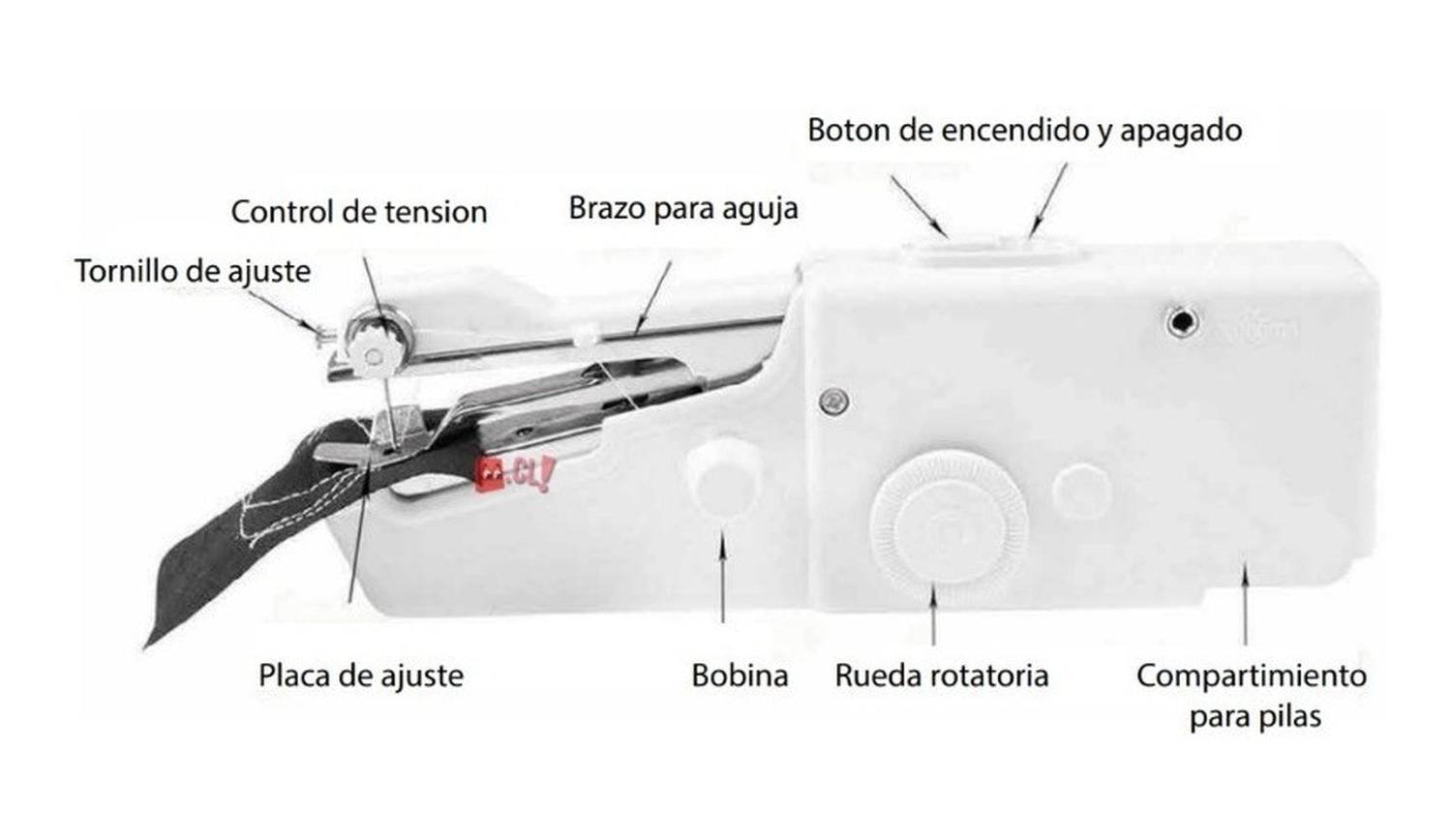 MAQUINA DE COSER PUNTOSTORE MINI PORTÁTIL PS - 2