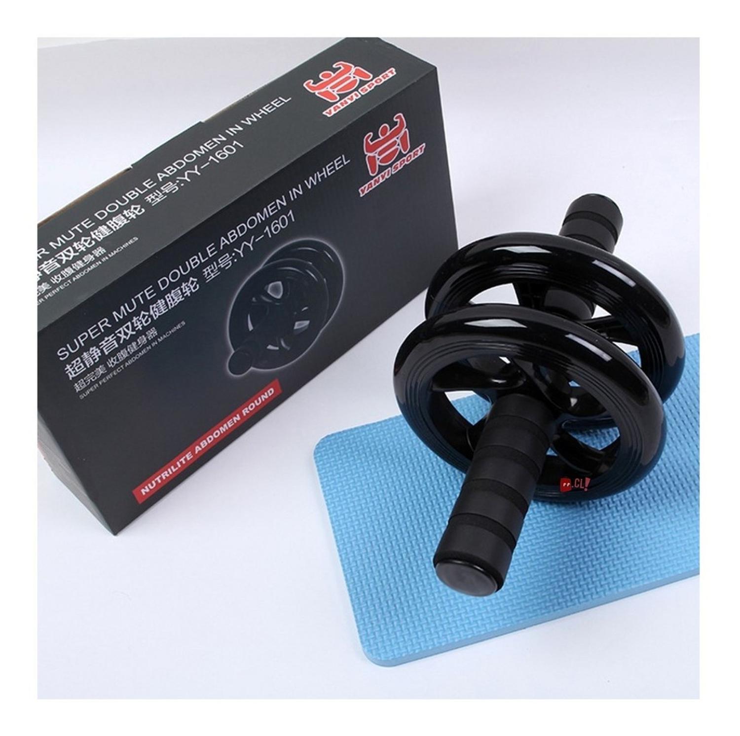 RUEDA DE EJERCICIOS PUNTOSTORE ABDOMINALES CON MINI COLCHONETA - PS - 3
