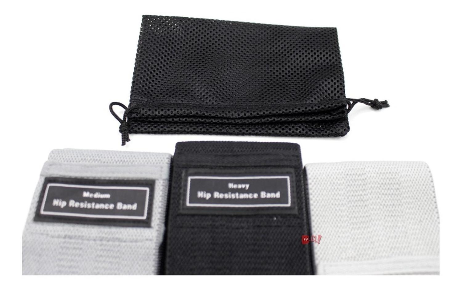 PACK PUNTOSTORE 3 BANDAS ELÁSTICAS DE TELA PARA ENTRENAMIENTO - PS - 4