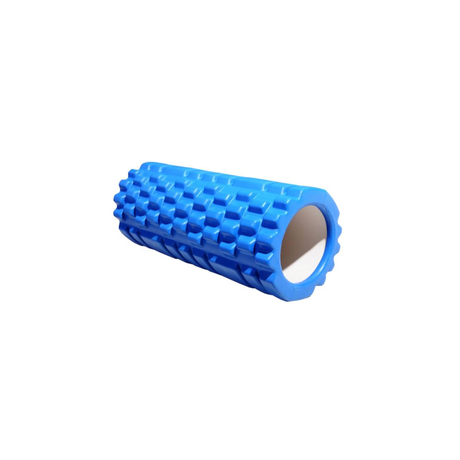 RODILLO DE ELONGACIÓN PUNTOSTORE MASAJE TEXTURADO YOGA AZUL PS - 1