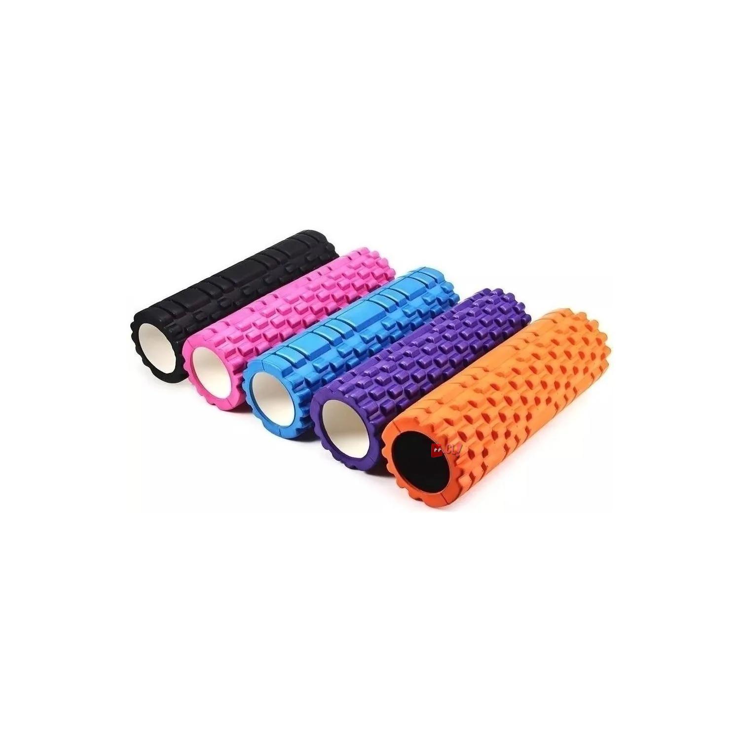 RODILLO DE ELONGACIÓN PUNTOSTORE MASAJE TEXTURADO YOGA NARANJO PS - 2