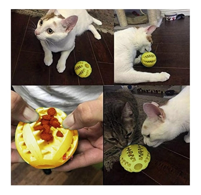 PELOTA PERROS PUNTOSTORE MASCOTAS DE JUGUETE LIMPIEZA DE DIENTES PS - 2