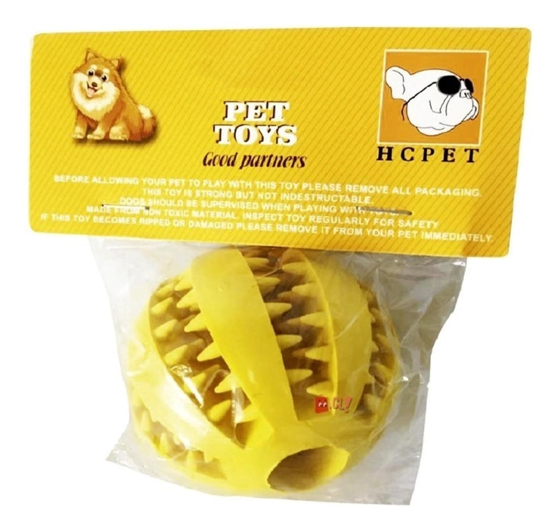 PELOTA PERROS PUNTOSTORE MASCOTAS DE JUGUETE LIMPIEZA DE DIENTES PS - 4