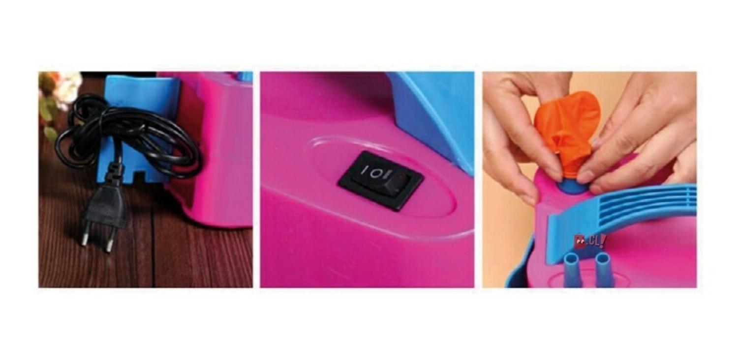 INFLADOR GLOBOS PUNTOSTORE ELÉCTRICO 2 INYECTORES CON SISTEMA PUSH PS - 2