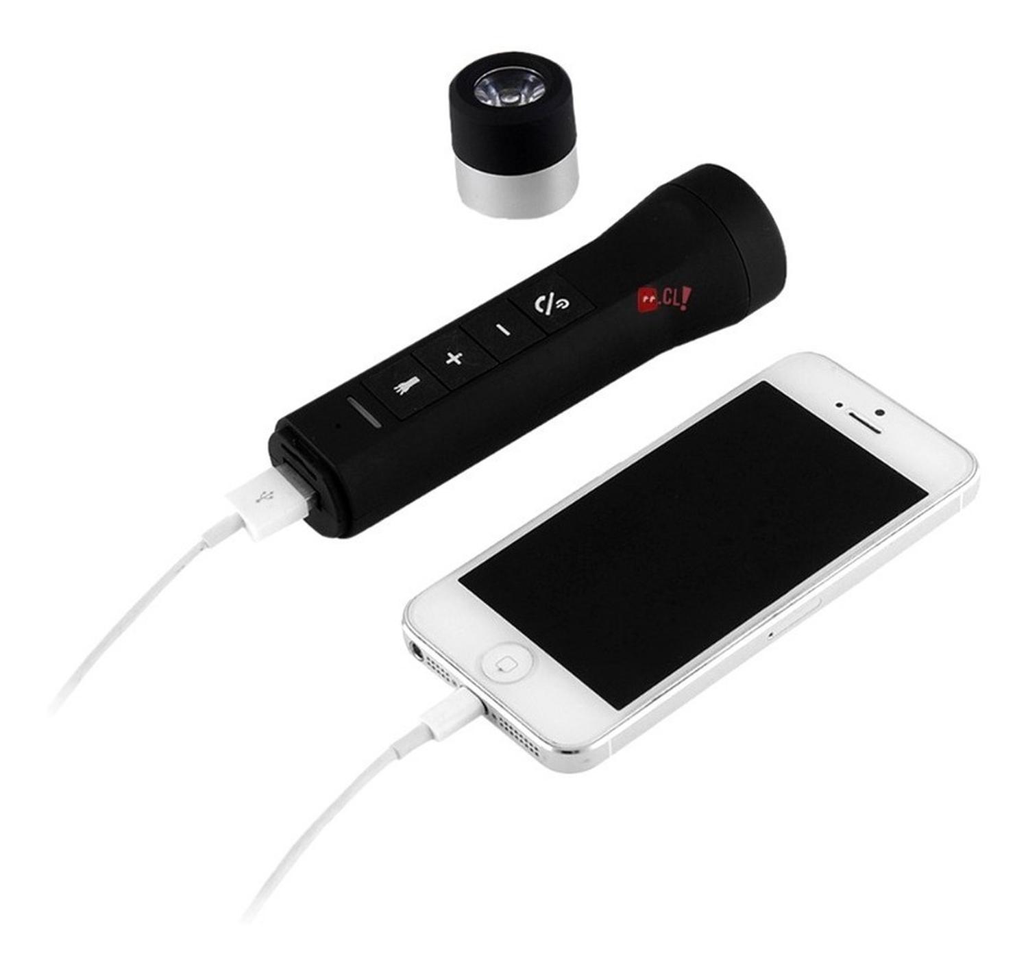PARLANTE BLUETOOTH DBLUE PARA BICICLETA CON LINTERNA - 3
