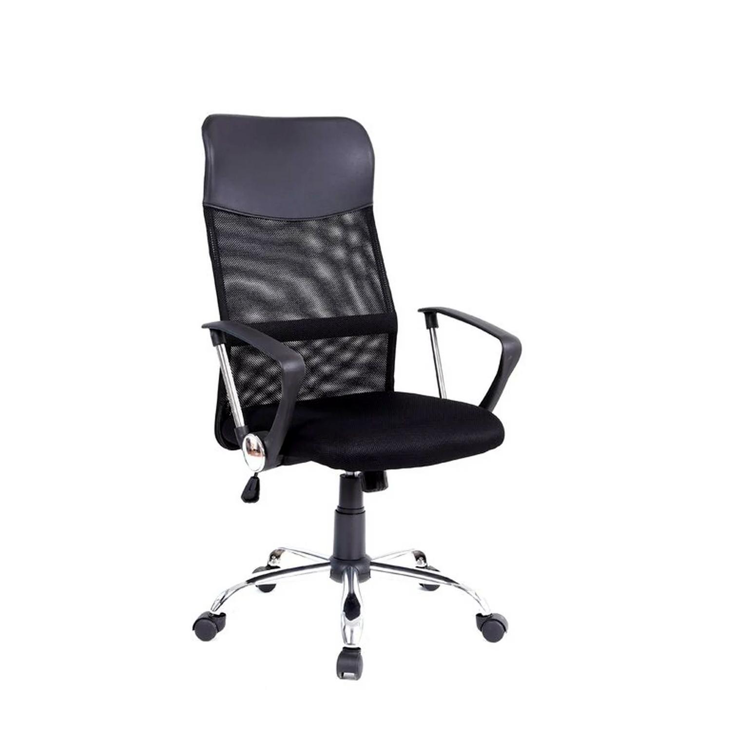 SILLA OFICINA PUNTOSTORE DALLAS NEGRO RESPALDO MALLA TIPO - 1