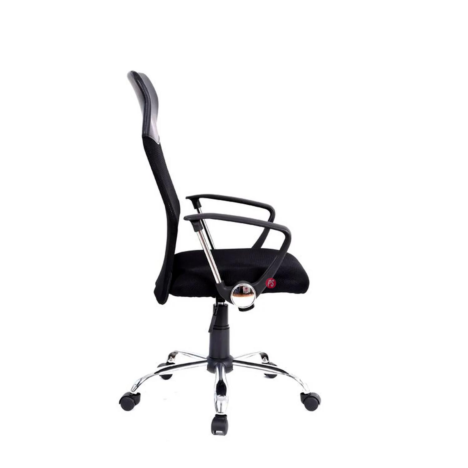SILLA OFICINA PUNTOSTORE DALLAS NEGRO RESPALDO MALLA TIPO - 3
