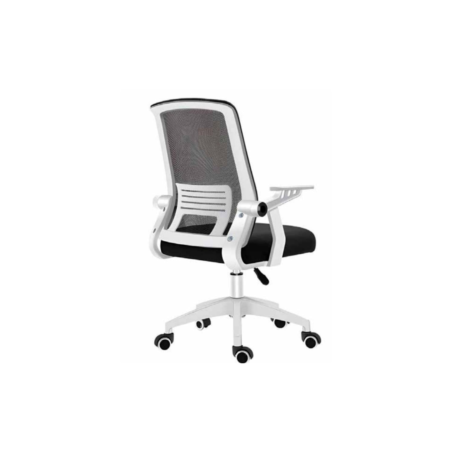 SILLA ESCRITORIO PUNTOSTORE CRUSEC BLANCO METAL OFICINA - 1