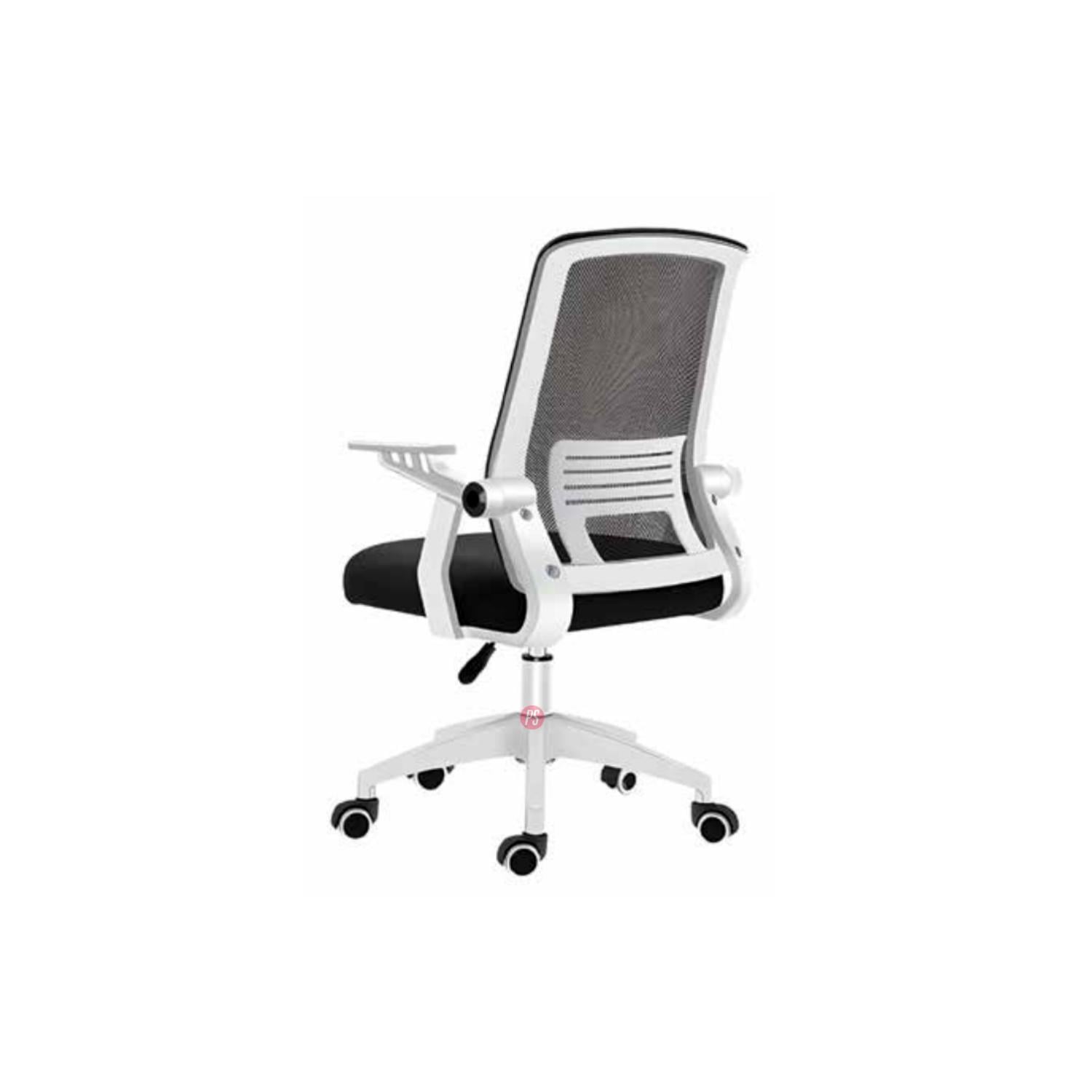 SILLA ESCRITORIO PUNTOSTORE CRUSEC BLANCO METAL OFICINA - 2