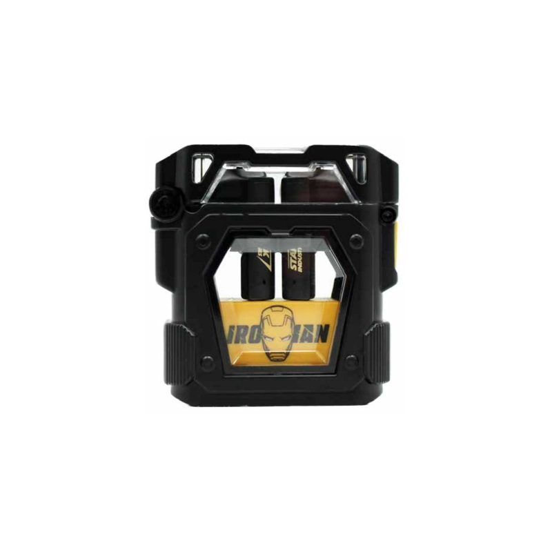 AUDÍFONOS IRON MAN PS BLUETOOTH NEGRO - 1