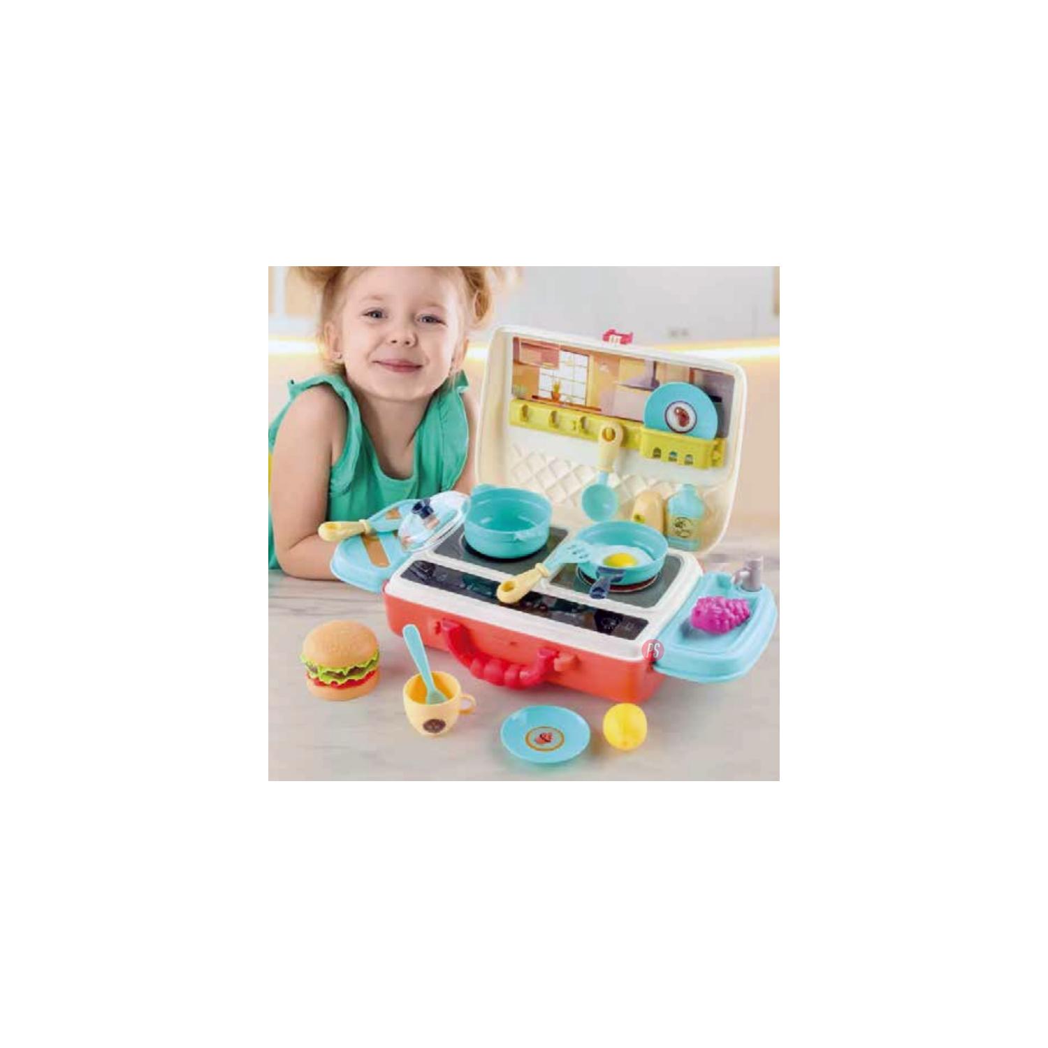 JUGUETE PUNTOSTORE MALETA COCINA CON 28 PIEZAS - PS - 2