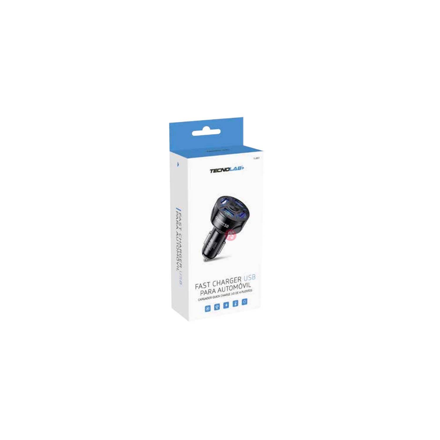 CARGADOR PARA AUTO 18W ULTRA RÁPIDO - PS - 3