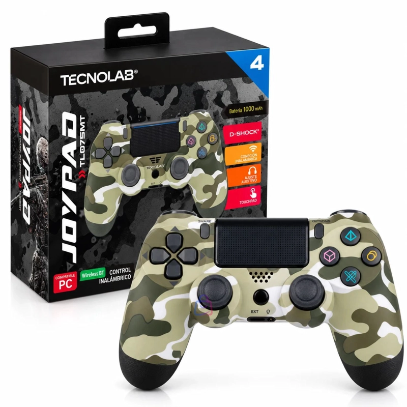 JOYSTICK PS4 TECNOLAB PLAYSTATION 4 BLUETOOTH MILITAR PS - 4