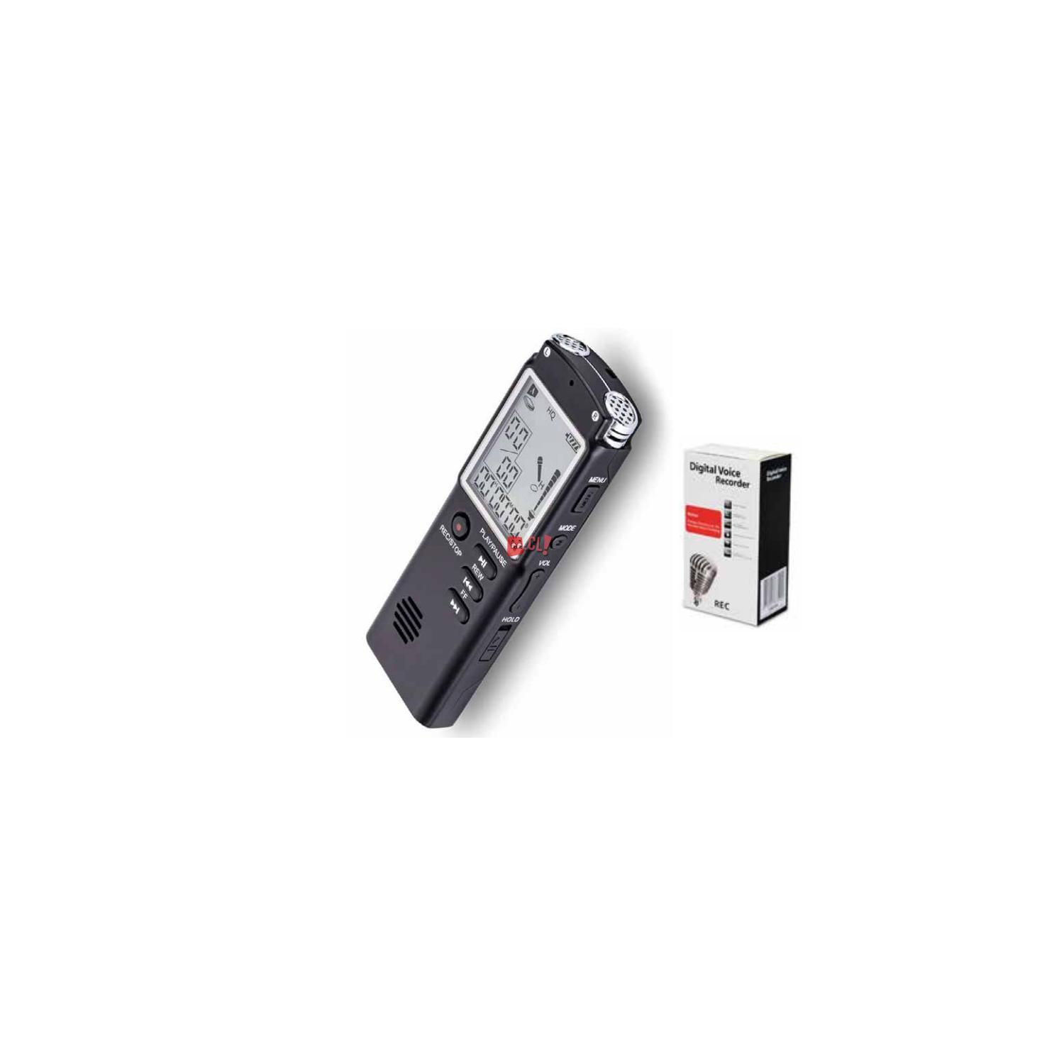 GRABADORA VOZ DIGITAL USB RECARGABLE 8GB - PS - 2