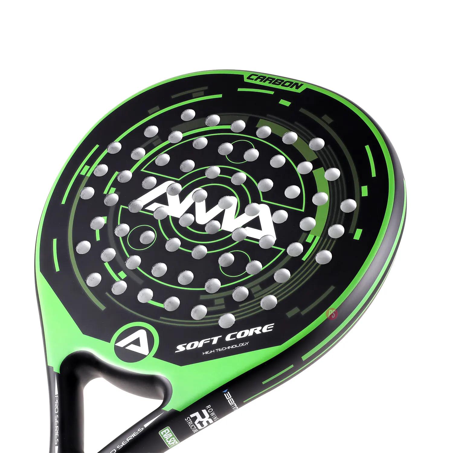 PALA PADEL PUNTOSTORE FIBRA DE CARBONO AMA SPORT P40 PS - 4