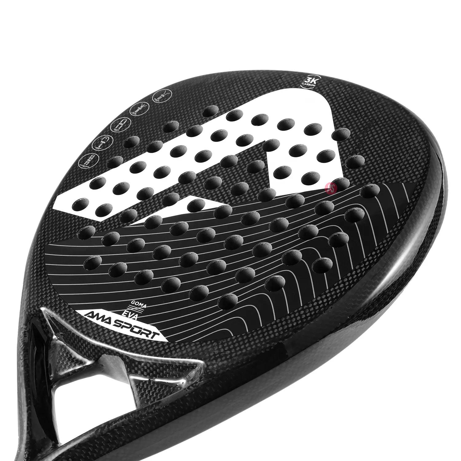 PALA PADEL PUNTOSTORE FIBRA DE CARBONO AMA SPORT P42 PS - 4