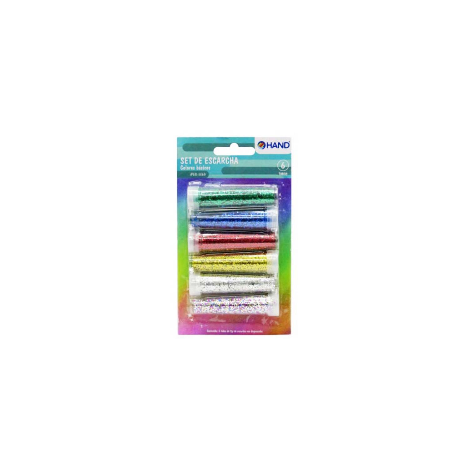 KIT PUNTOSTORE 3 BLÍSTER ESCARCHA 18 TUBOS GLITTER TRADICIONAL - 1