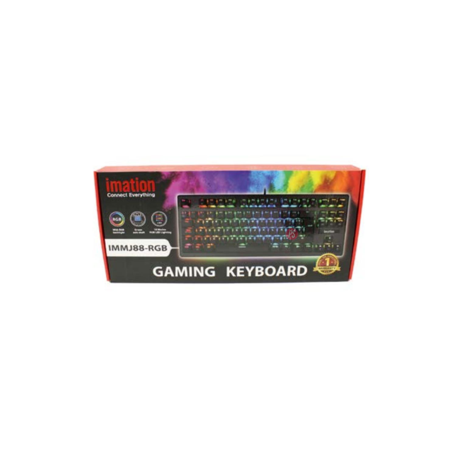 TECLADO GAMER MECÁNICO RGB IMJ88 RAINBOW - PS - 3