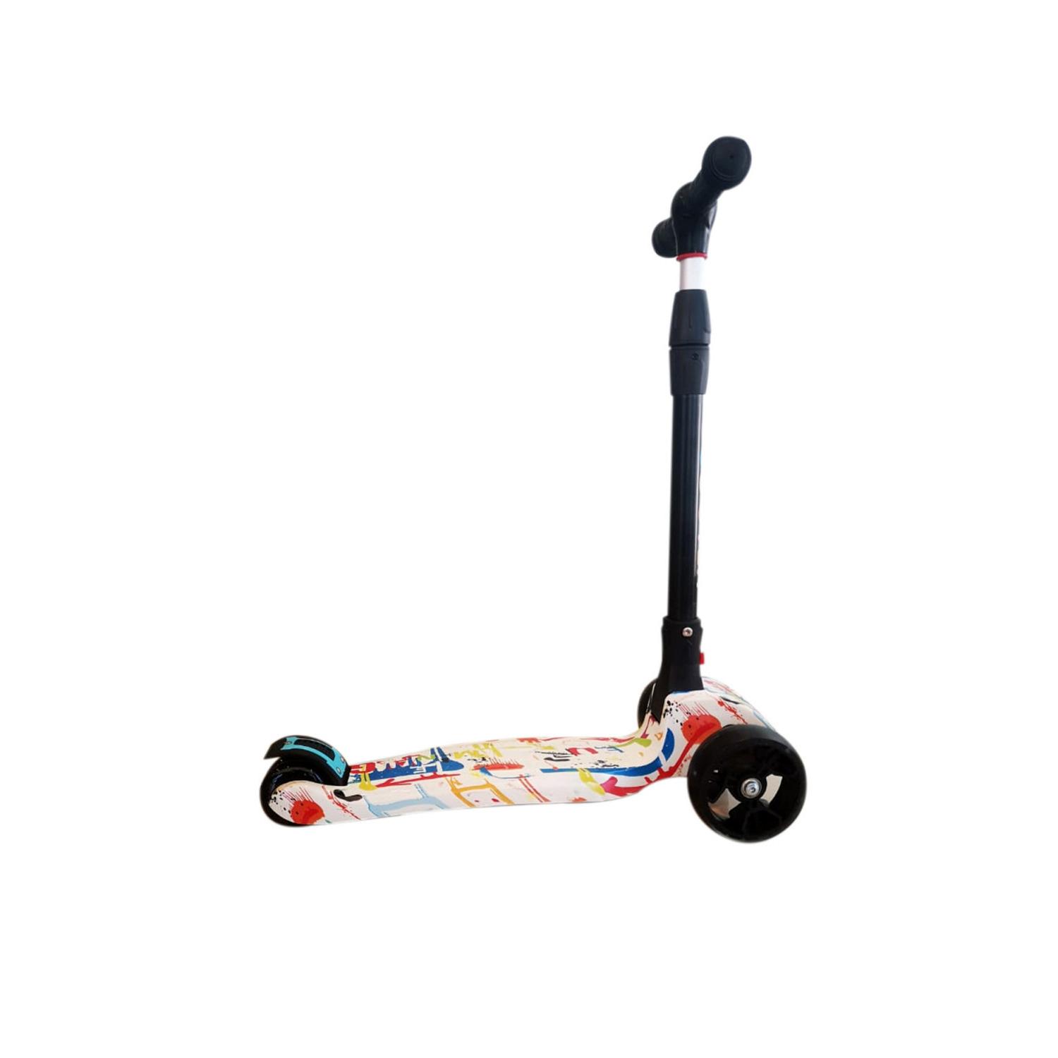 SCOOTER LED DISEÑO DE 4 RUEDAS ALUMINIO - PS - 1