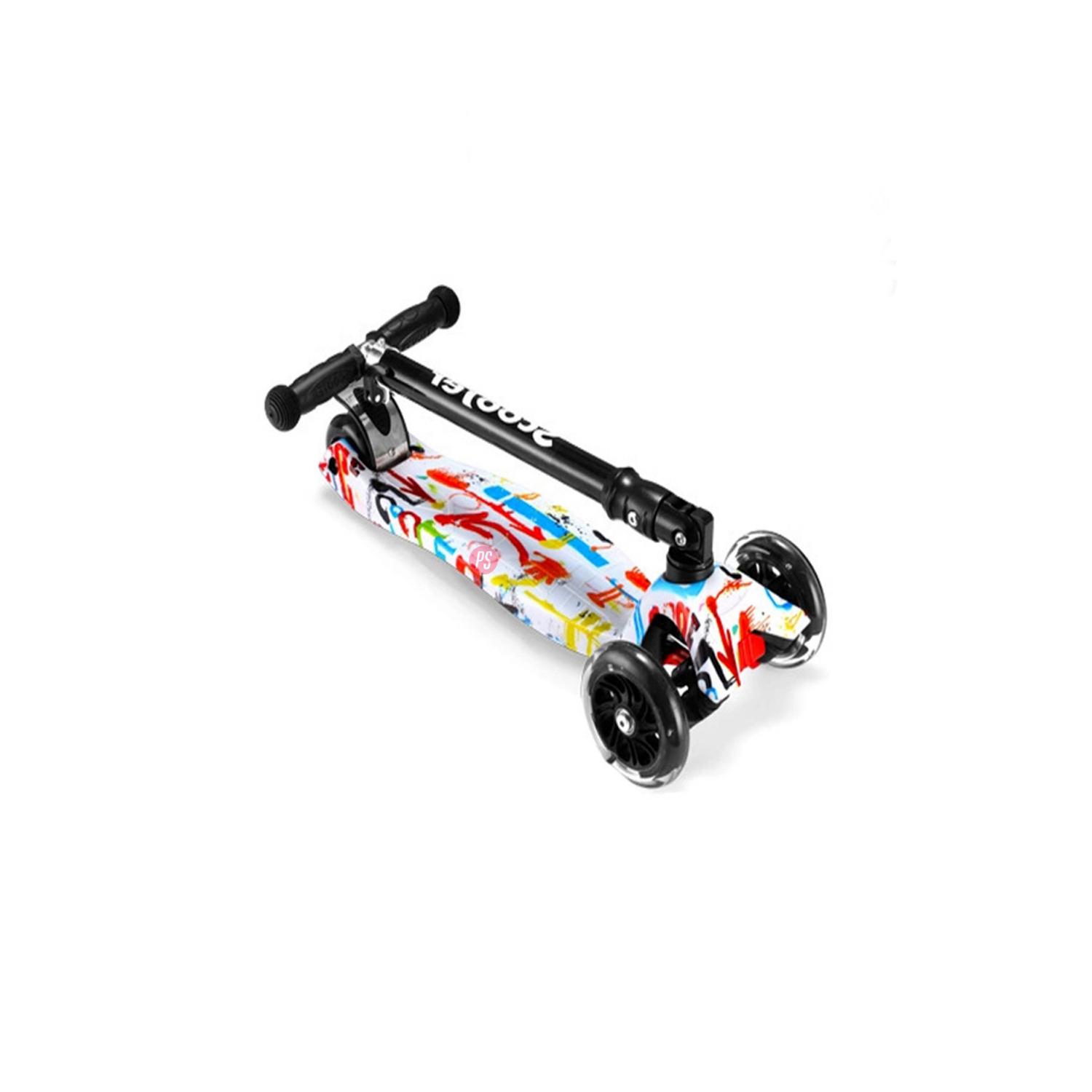 SCOOTER LED DISEÑO DE 4 RUEDAS ALUMINIO - PS - 2