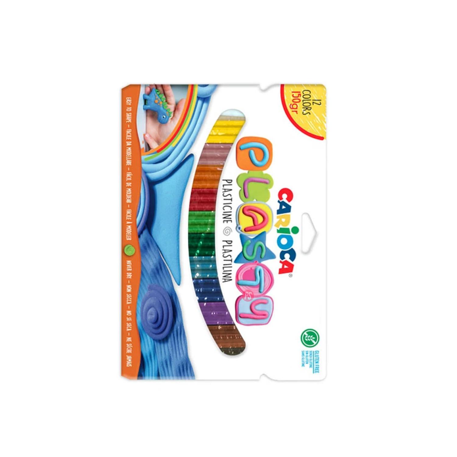 PLASTICINA CARIOCA 150GR 12 COLORES PS - 2