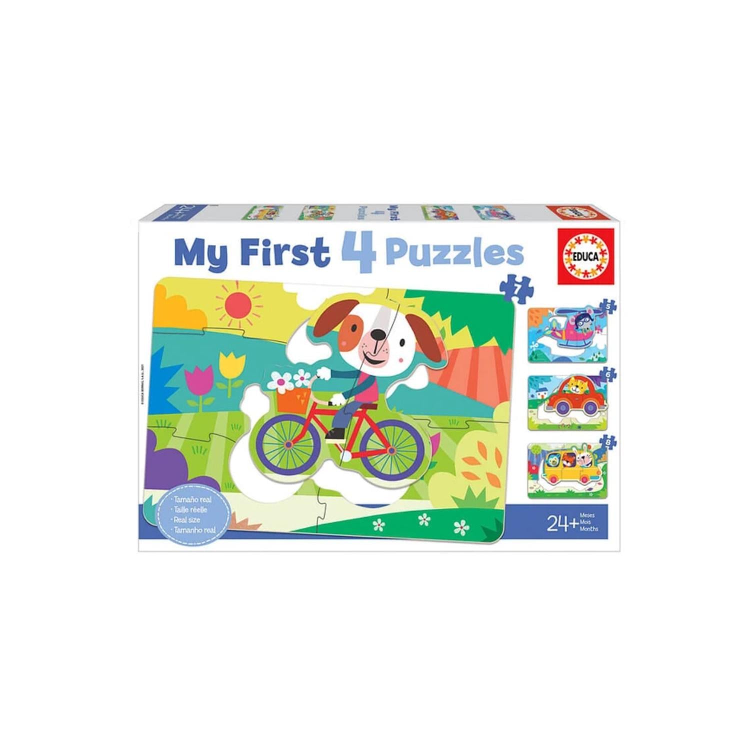 PUZZLE INFANTIL VEHICULOS (MY FIRST 4 PUZZLES) - PS - 1