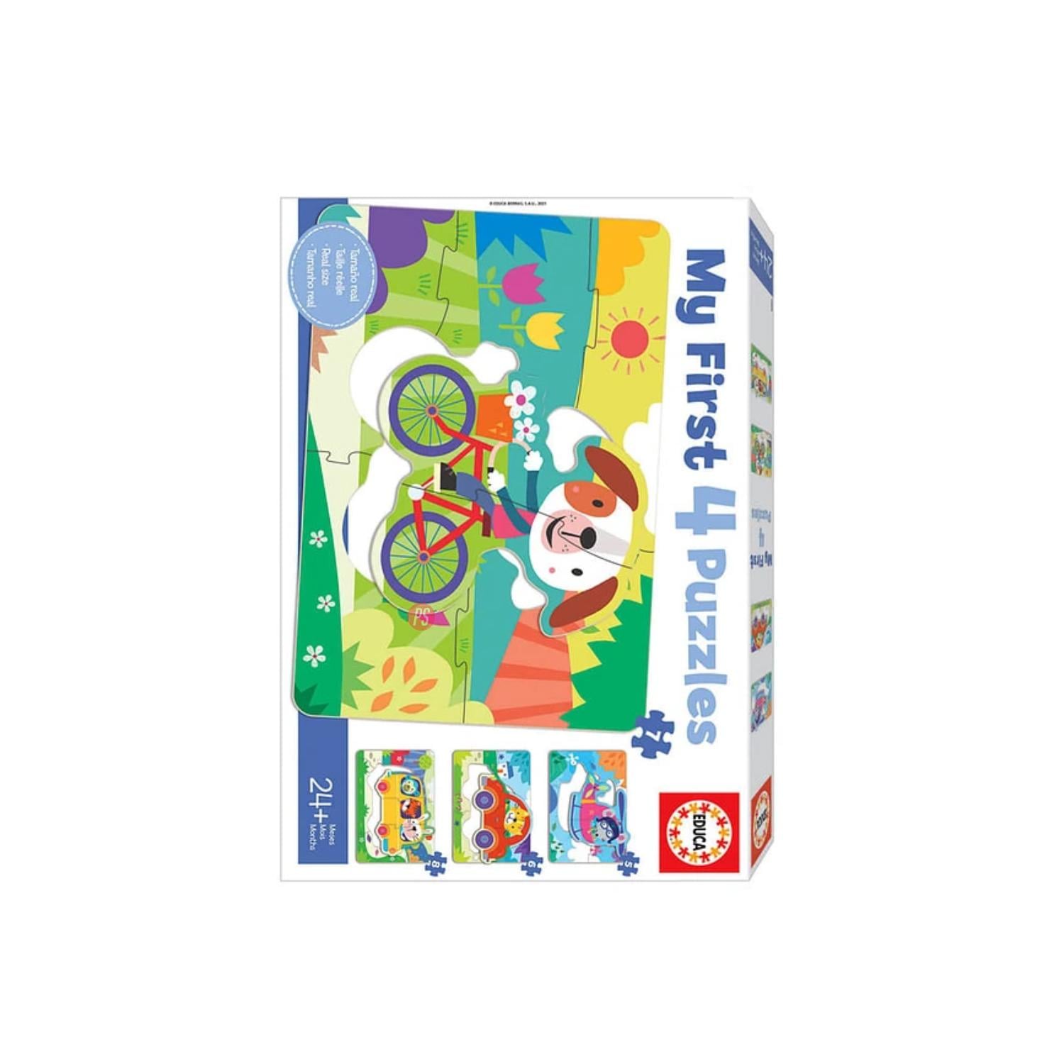 PUZZLE INFANTIL VEHICULOS (MY FIRST 4 PUZZLES) - PS - 2