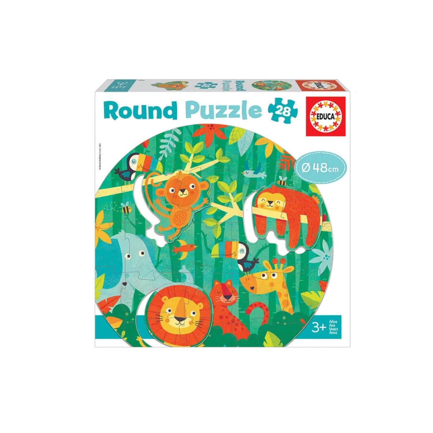 PUZZLE 28 PIEZAS LA SELVA 48CM EDUCA - PS - 1