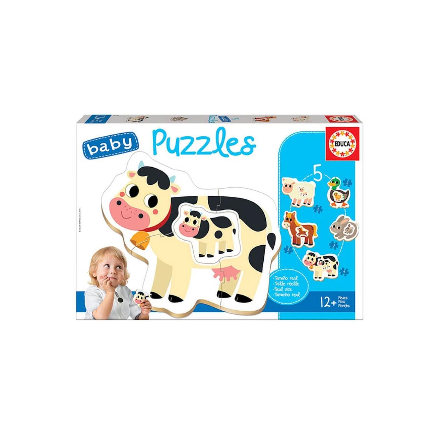 PUZZLE BABY 2 A 4 PIEZAS LA GRANJA EDUCA - PS - 1
