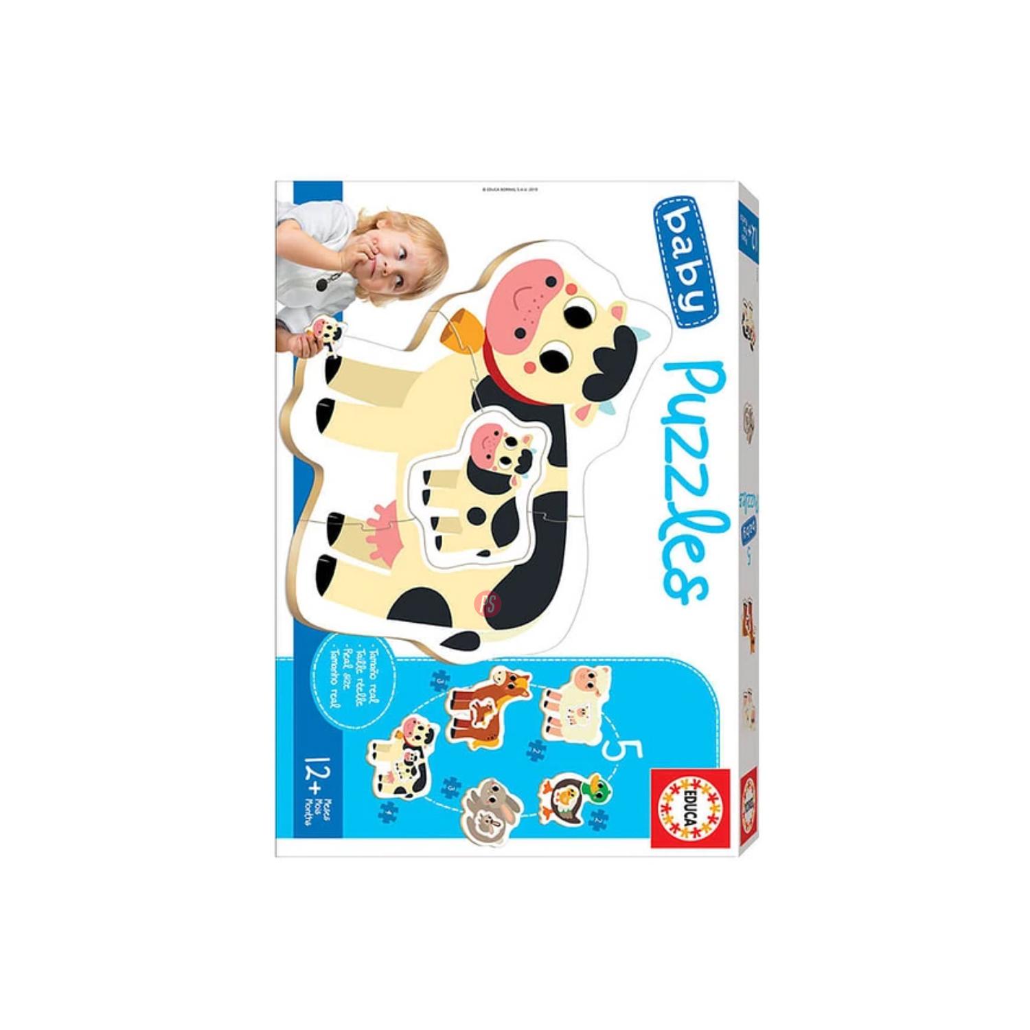 PUZZLE BABY 2 A 4 PIEZAS LA GRANJA EDUCA - PS - 2