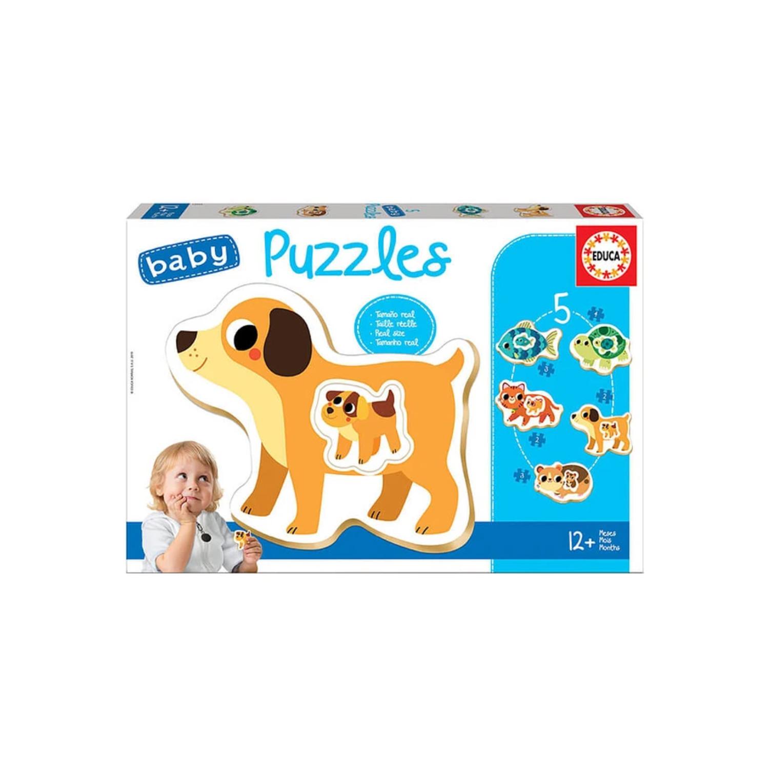 PUZZLE BABY 2 A 4 PIEZAS ANIMALES DOMÉSTICOS - PS - 1
