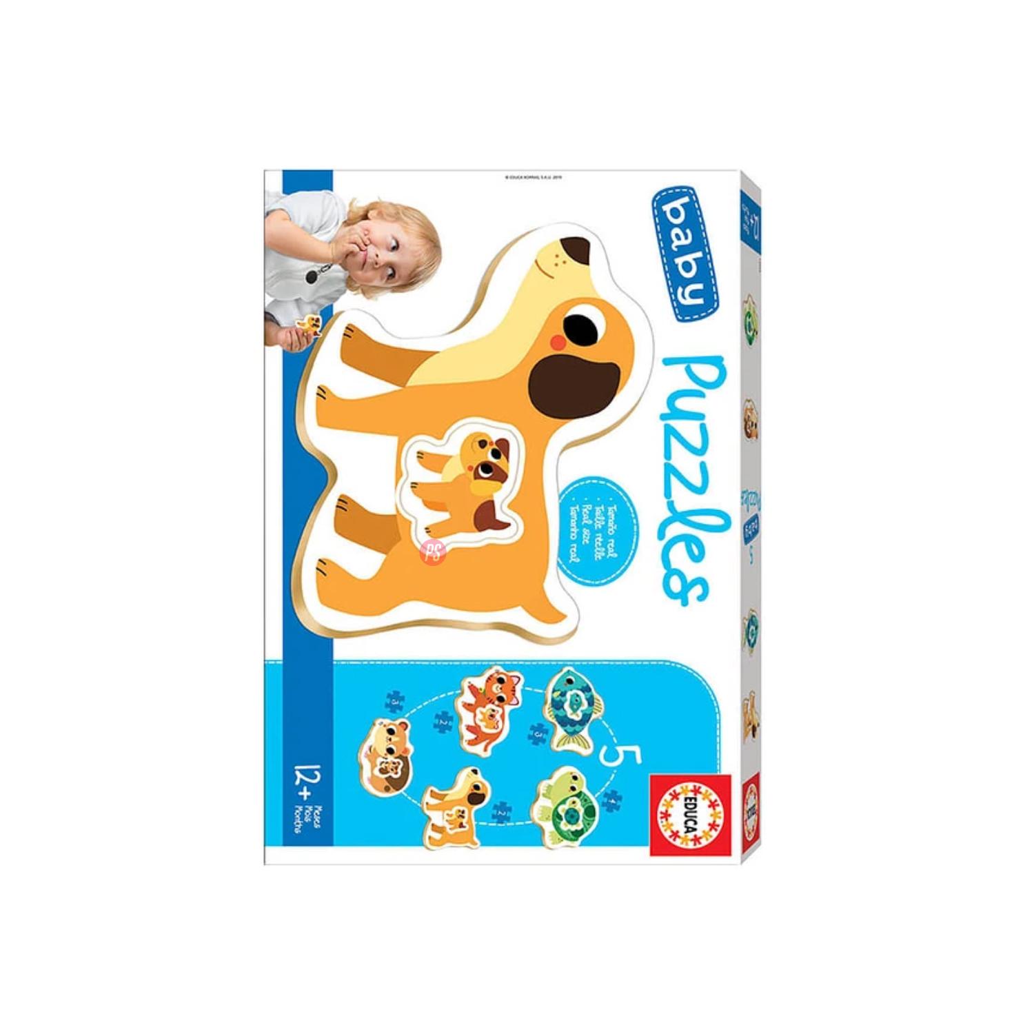 PUZZLE BABY 2 A 4 PIEZAS ANIMALES DOMÉSTICOS - PS - 2