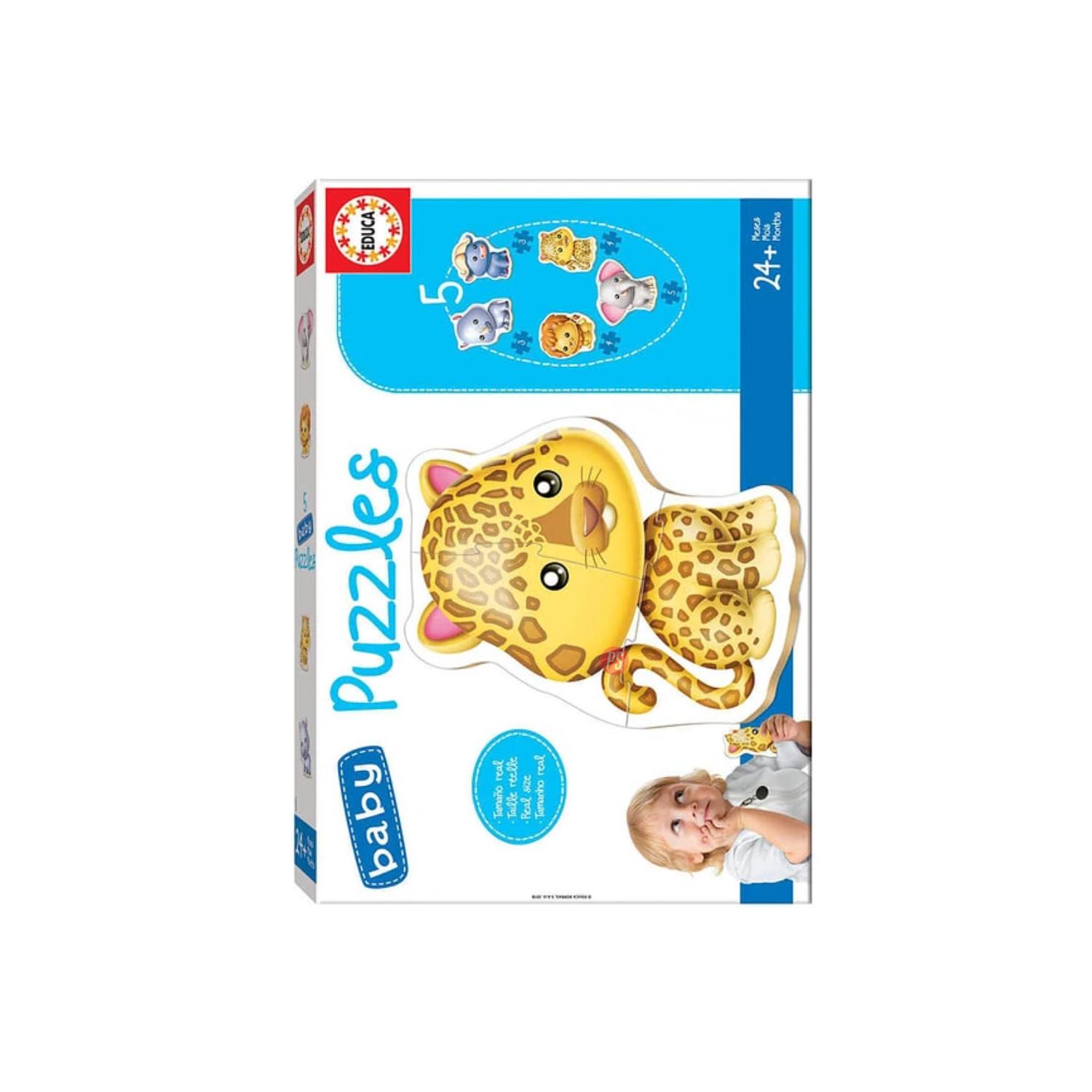 PUZZLE BABY 2 A 4 PIEZAS ANIMALES SALVAJES - PS - 2