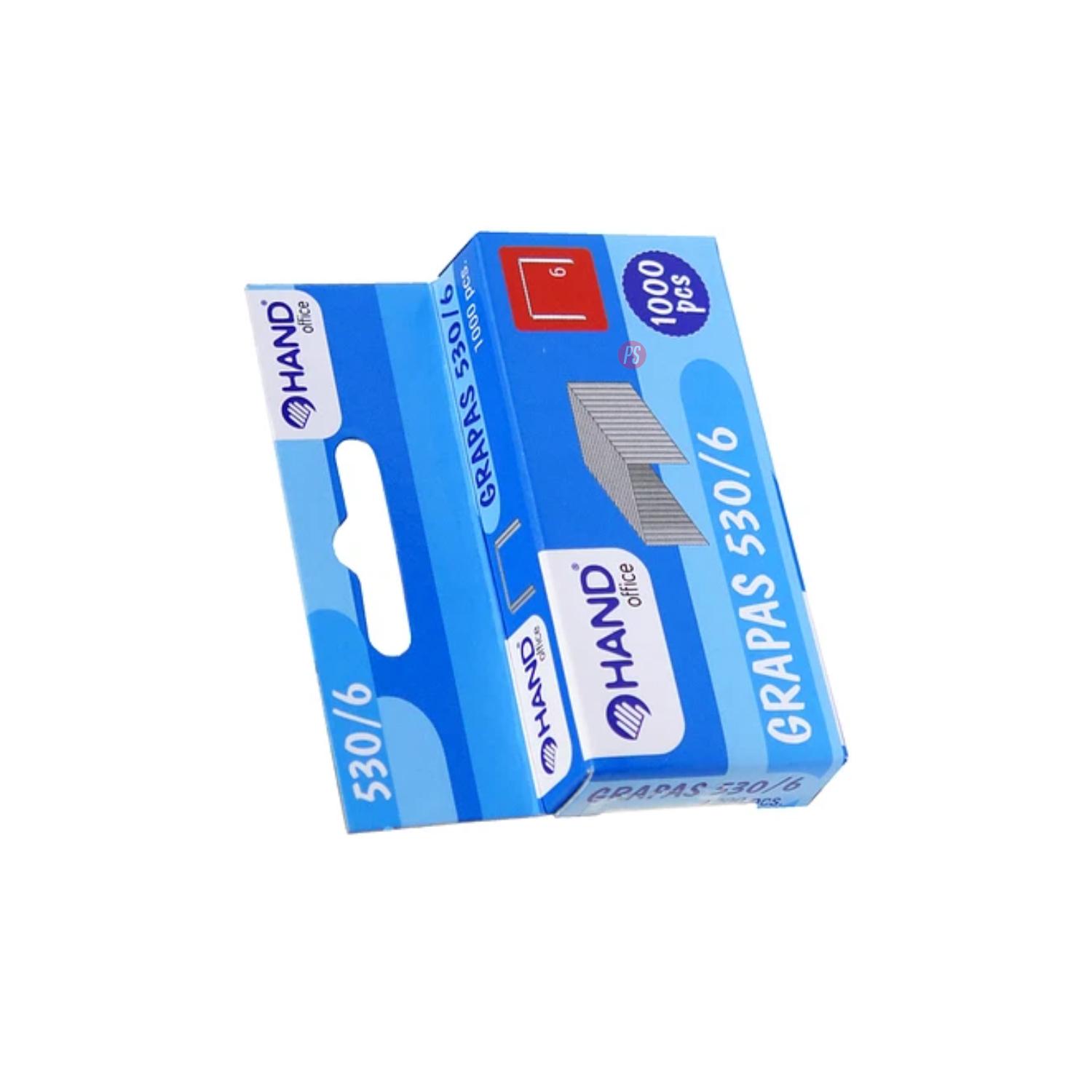 CORCHETE CAJA 1000 UNIDADES 6MM HAND - PS - 2