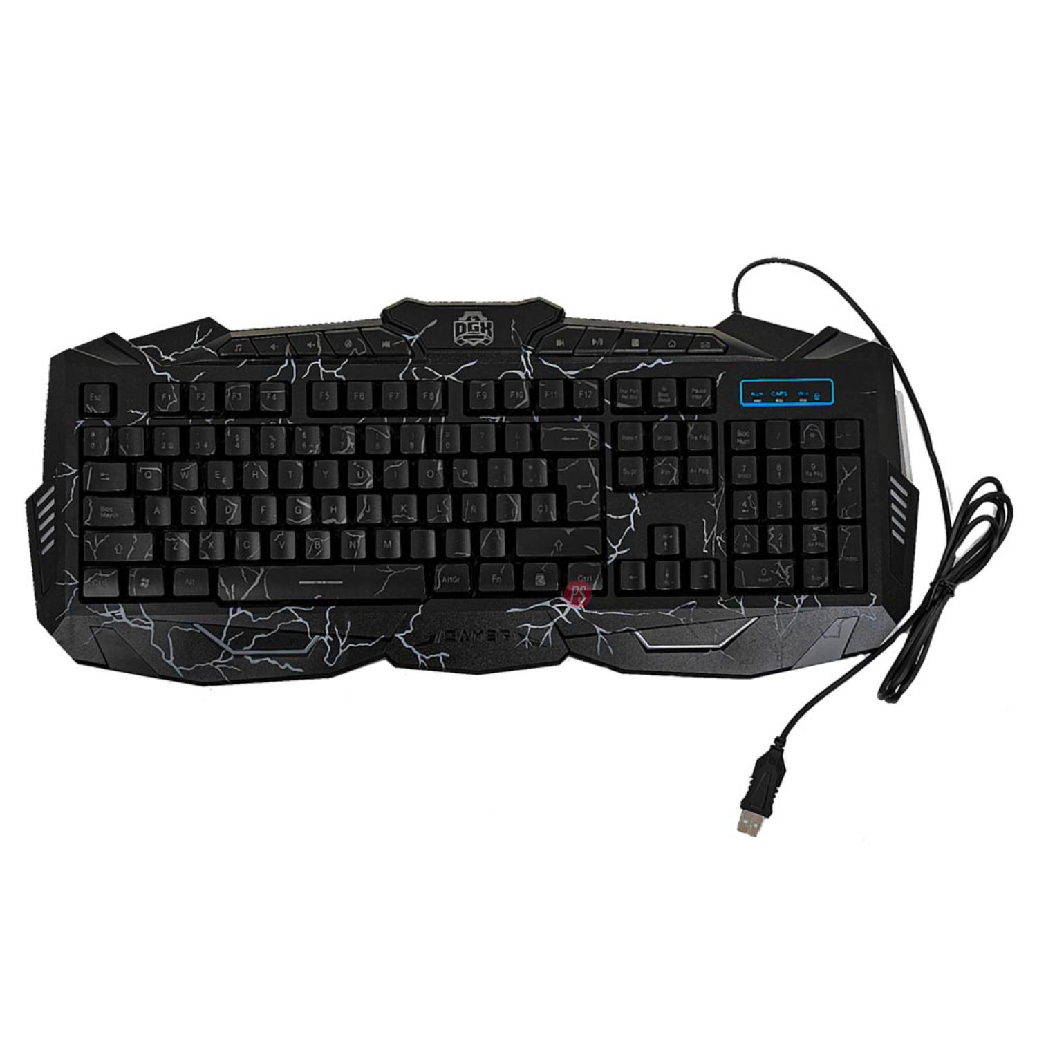 KIT TECLADO + MOUSE Y MOUSE PAD GAMER ANGEL OF DEATH - PS - 2