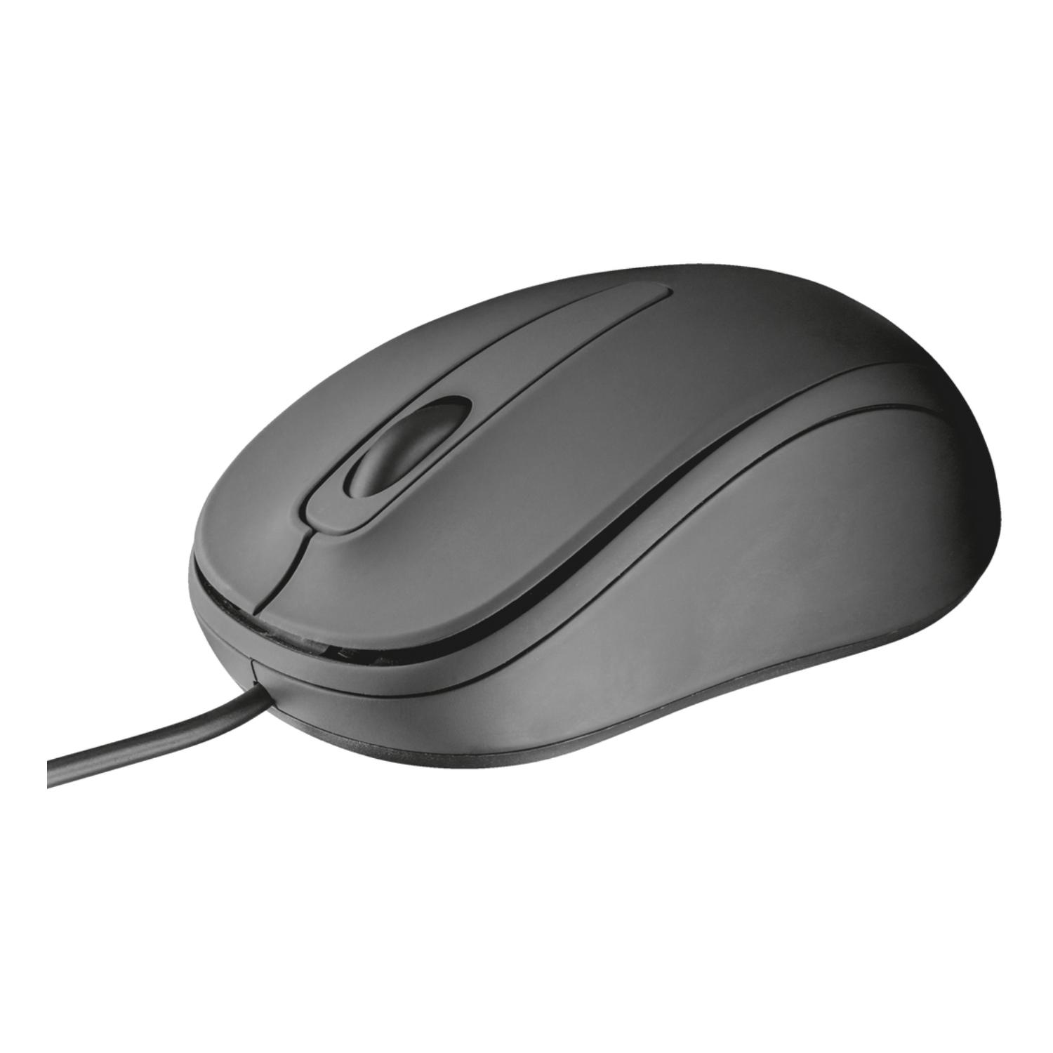 MOUSE ÓPTICO COMPACTO ZIVA 3 BOTONES - PS - 1