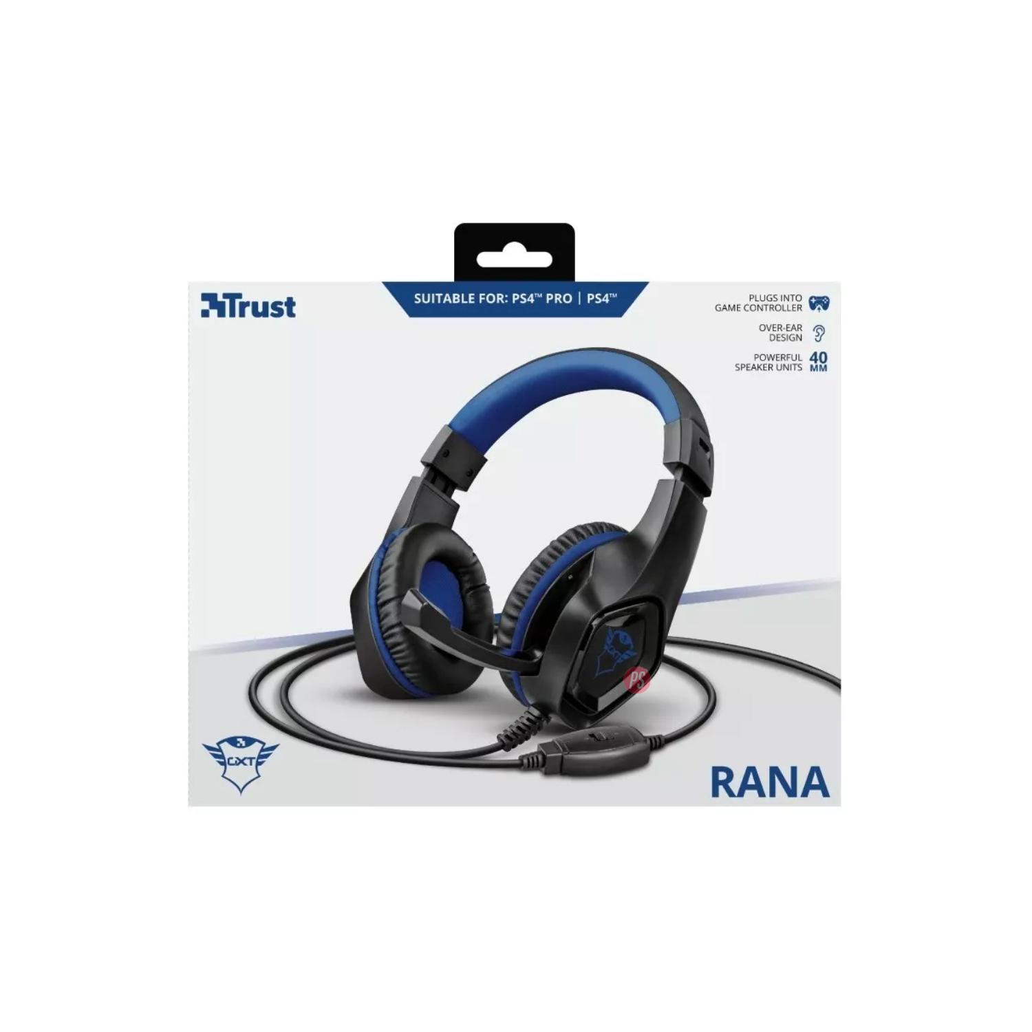 AUDÍFONOS GAMER COMPATIBLE PS4 Y PS5 GXT 404B RANA - PS - 6
