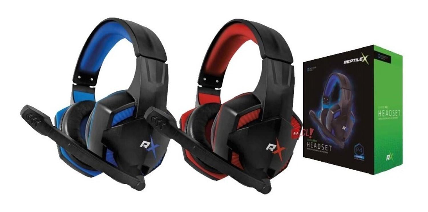 AUDÍFONOS PARA CONSOLAS GAMER CONEXIÓN 3,5MM LED AZUL - PS - 2
