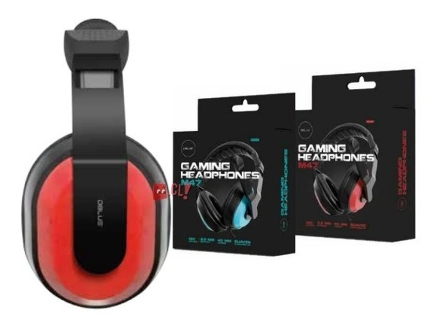 AUDÍFONOS PARA PS4 Y CONSOLAS GAMER CONEXIÓN 3,5MM ROJO - PS - 2