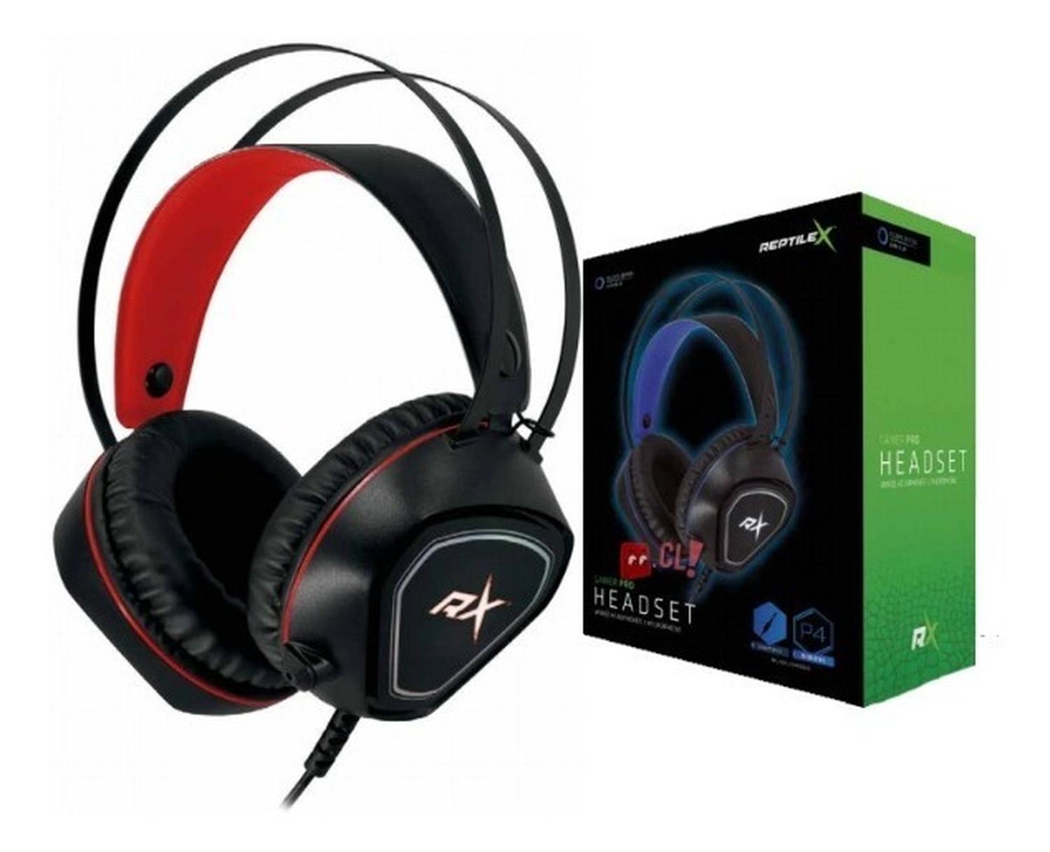 AUDÍFONOS GAMER PARA CONSOLAS CONECTOR 3,5MM COLOR ROJO - PS - 2